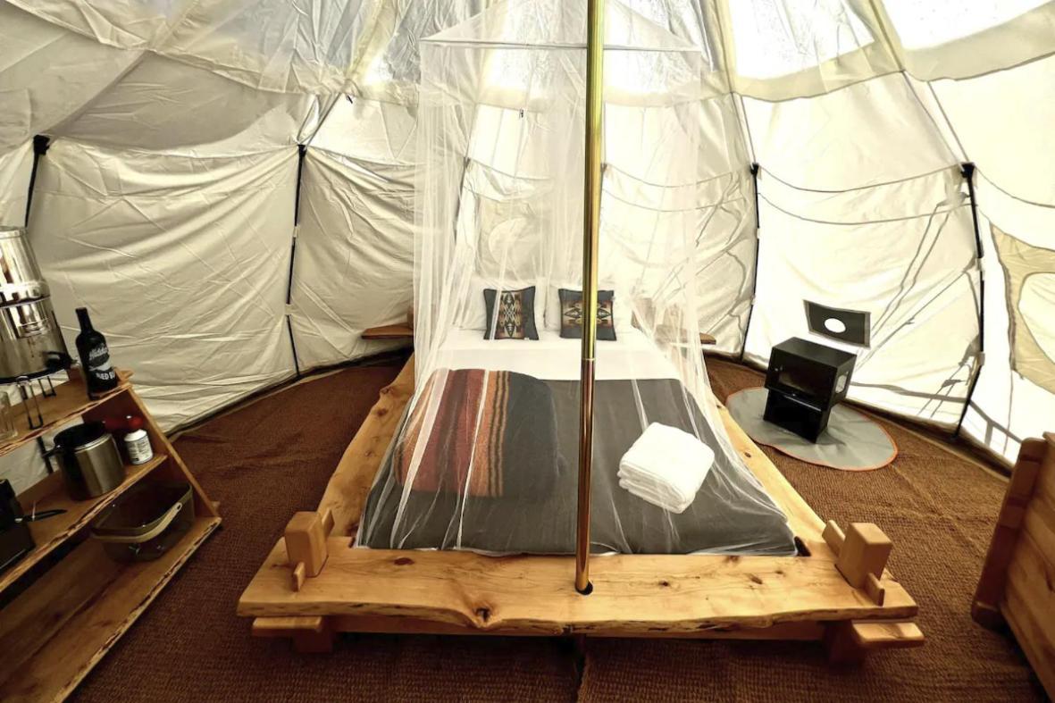 Paradise Ranch Inn - Ecstatic Tent Three Rivers Exterior foto